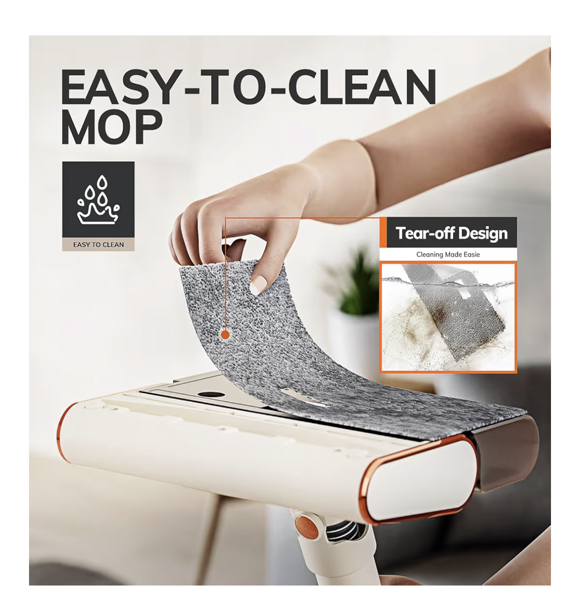 MIUI Wet Dry Vacuum Cleaner, All-in-One StickVac with Mop, Solution for Multi-Surface, Perfect for Hardwood, Tile, Marble, Area Rug & More, Corded, Safe for Homes with Children and Pets