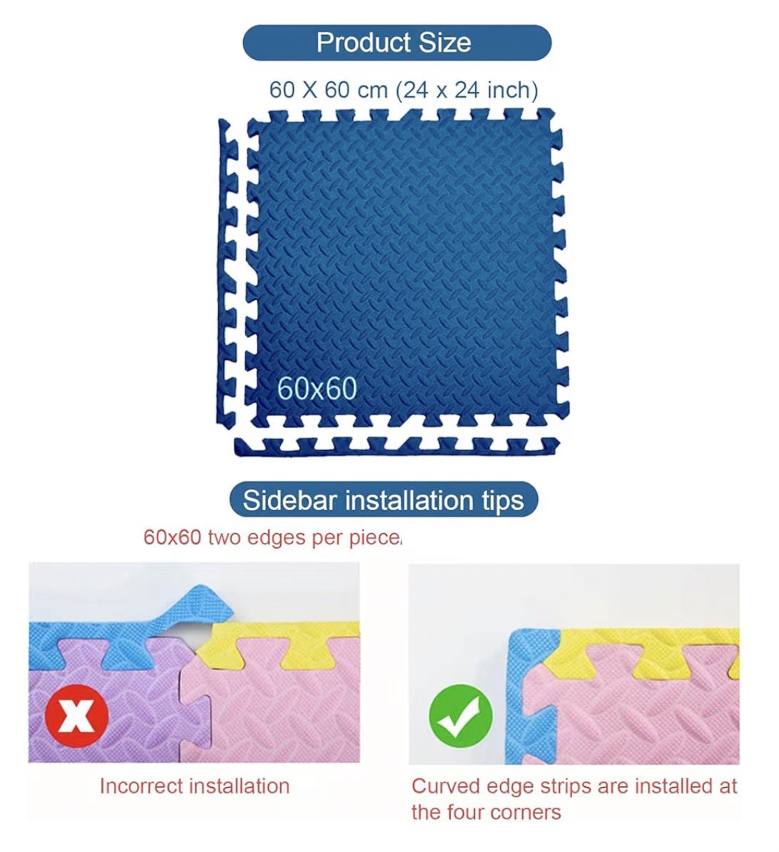 Max-Ema Interlocking Foam Floor Tiles