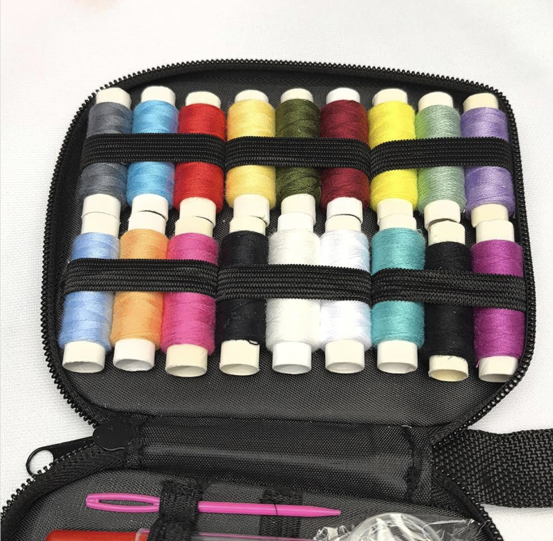 86 Pcs Sewing Kit with Case, Marcoon Needle and Thread Kit with Sewing Supplies and Accessories for Kids,Adults,Beginner,Home,Travel,Emergency Including Scissors,Measure Tape,Needle Threader