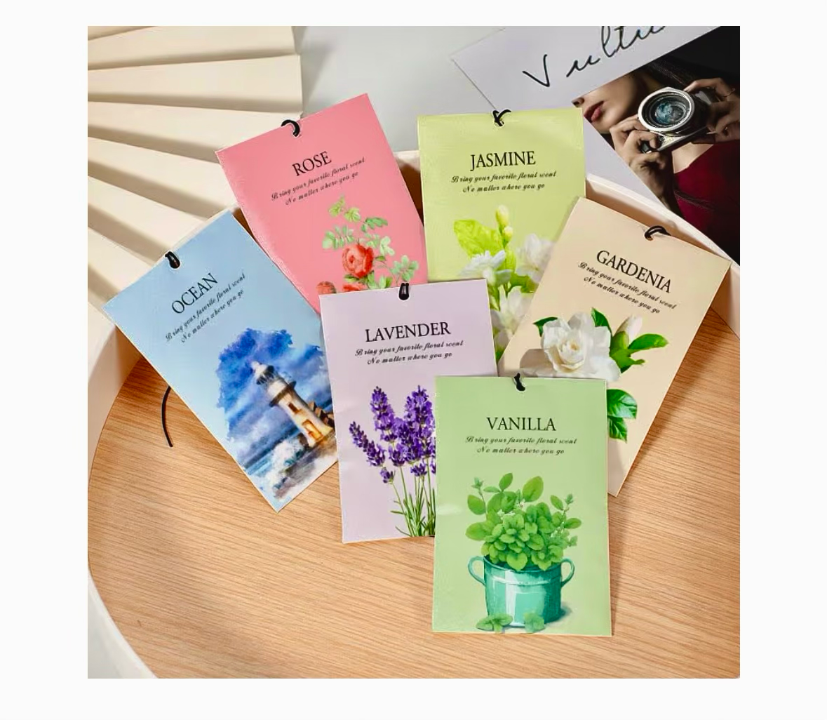 Azonee Flower Scented Sachets Air Freshener Bags 12 pieces