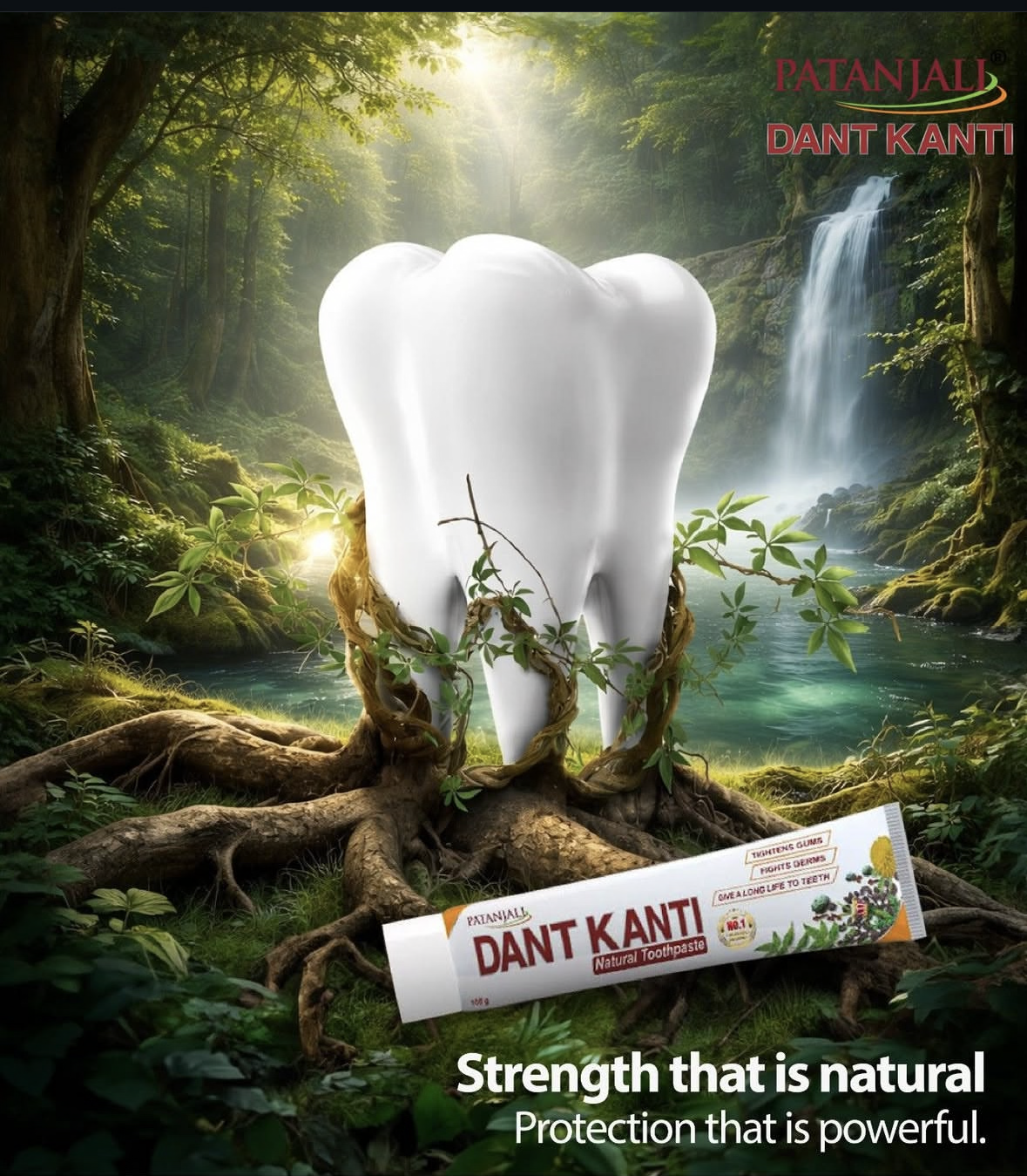 Patanjali Dant Kanti Dental Natural Cream -200g -Pack of 3