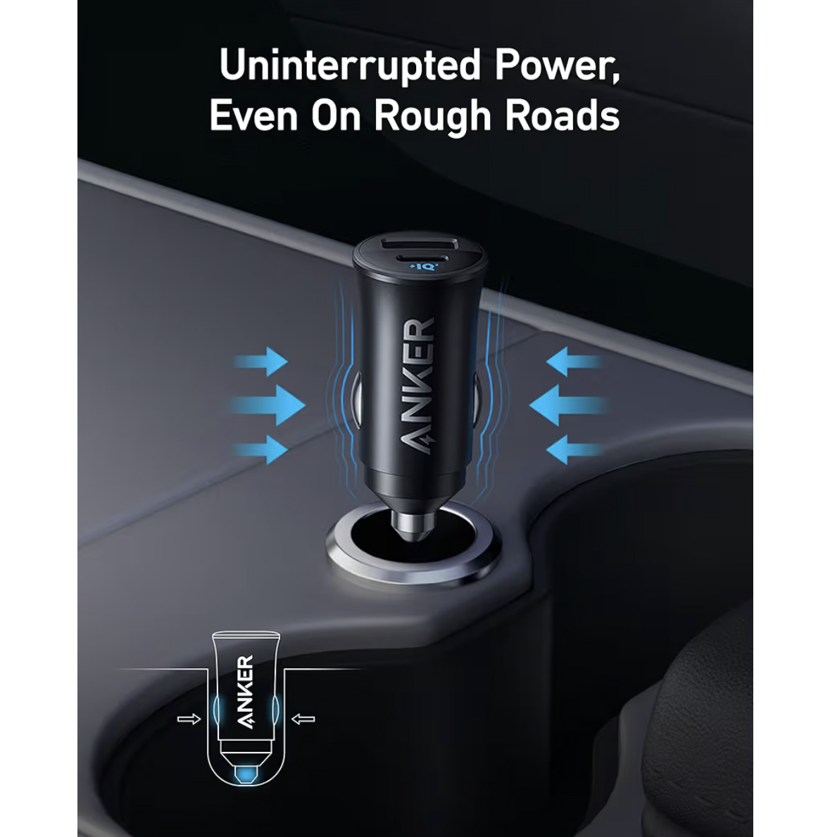 Anker USB-C Car Charger, 30W 2-Port Type-C Car Adapter,iPhone 17/16 /15/14 Series, Samsung Galaxy S23/S22/S21 Series, iPad Pro, AirPods, Huawei and More
