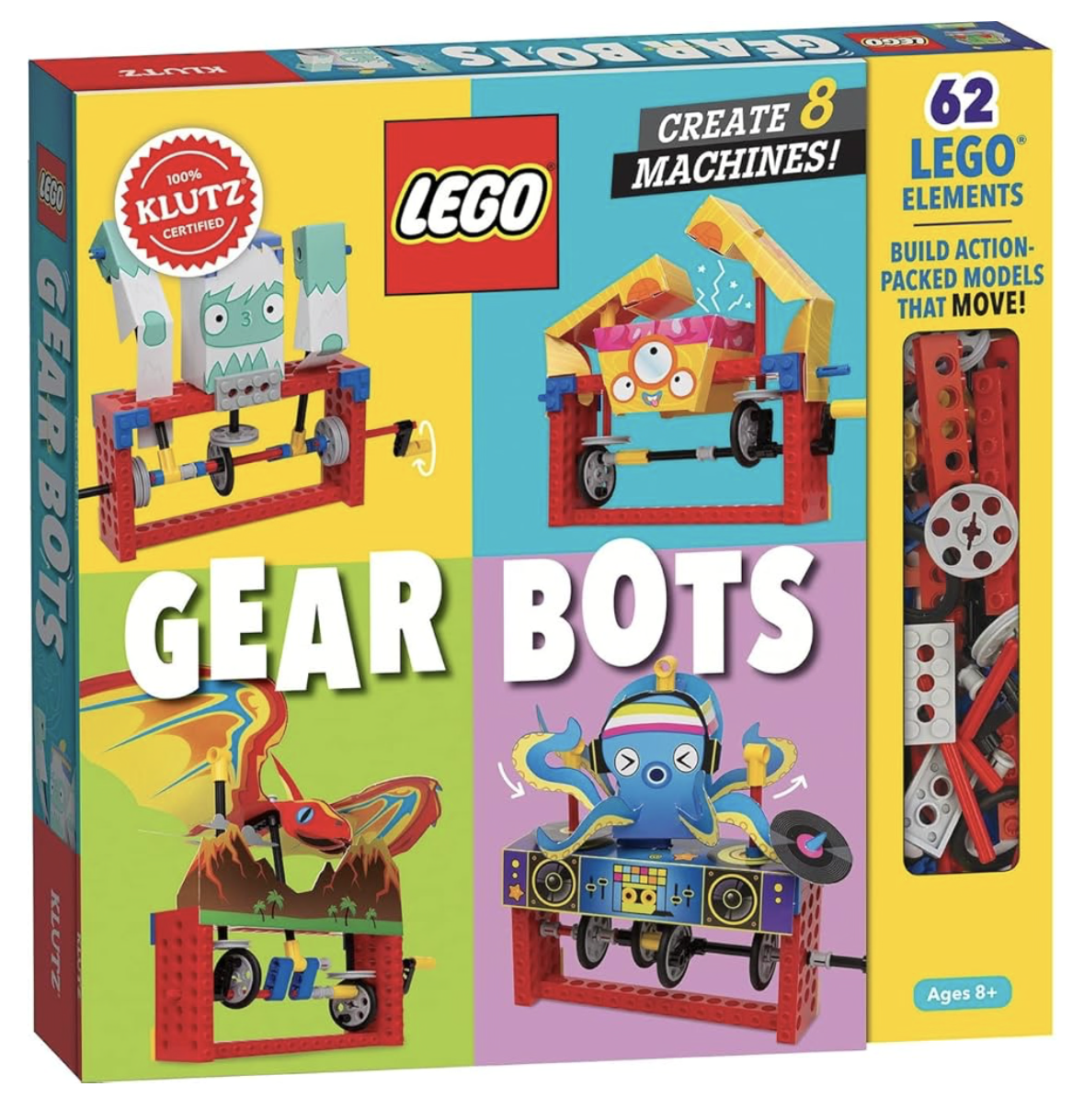 Lego Gear Bots: اصنع 8 آلات