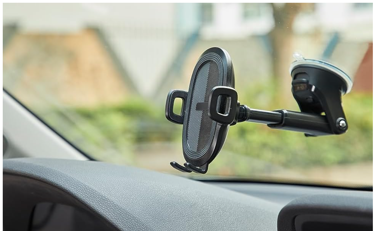 Car Phone Holder Car Holder Mobile Universal 360 Mobile Stand for Car Dashboard Windshield Compatible for 4.7-6.8 iPhone 15/14/13 series Samsung and More