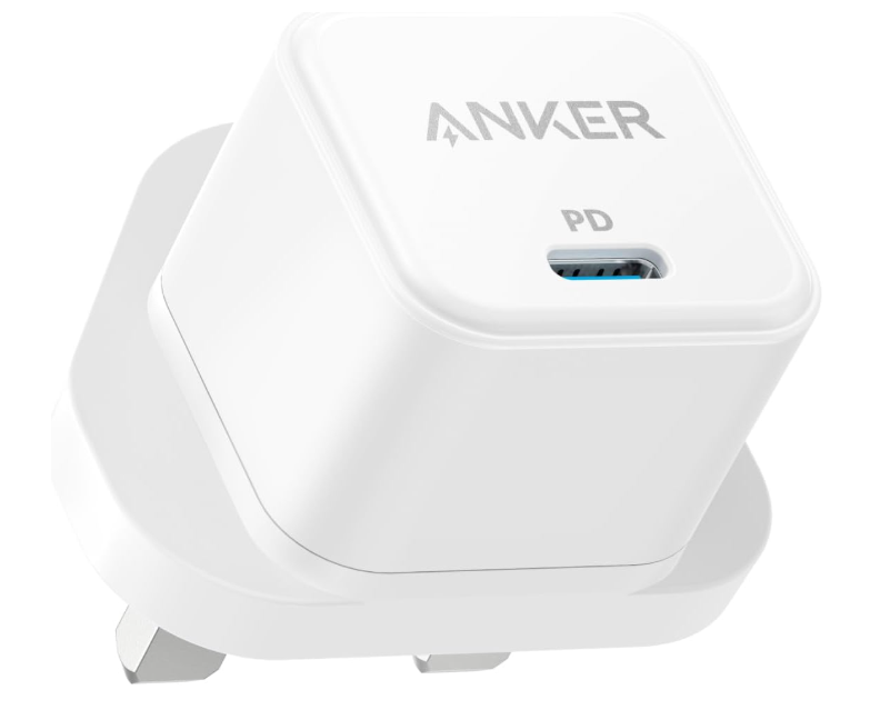 USB C Plug, Anker 20W USB C Charger - Fast Charging Power Port III Cube Charger, Compatible with iPhone Series Galaxy, iPad (Cable Not Included)