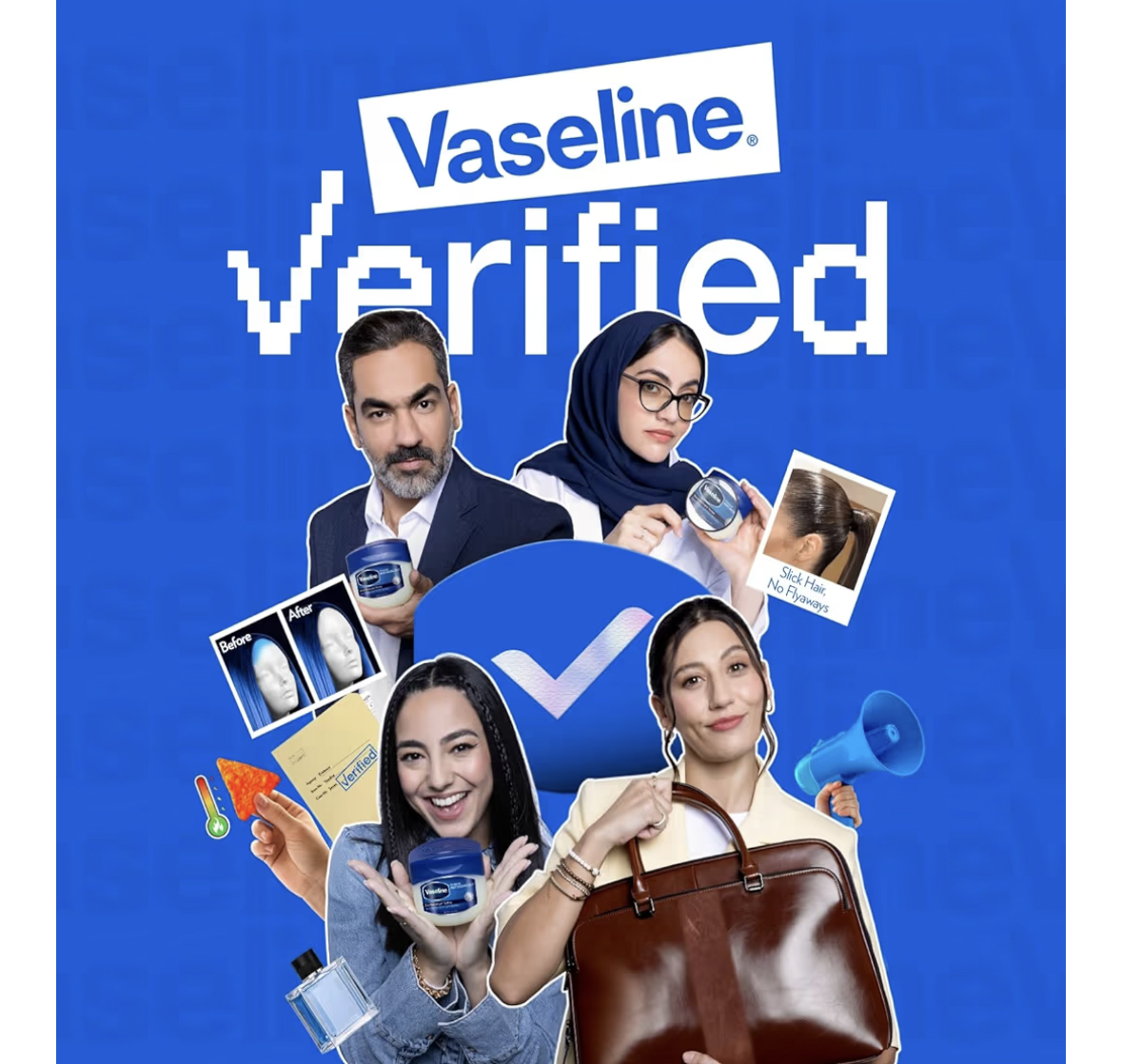 VASELINE Moisturizing Petroleum Jelly, for dry skin, Original, to heal skin damage, 50ml