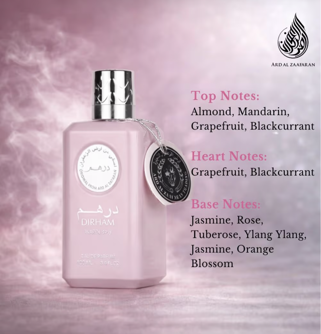 Ard Al Zaffran Dirham Wardi Eau De Parfum for Women 100 ml