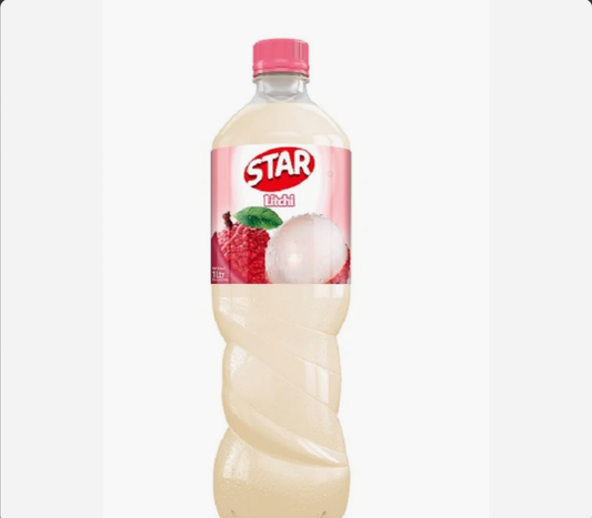 Star Litchi Fruit Drink, 1L - Pack of 6
