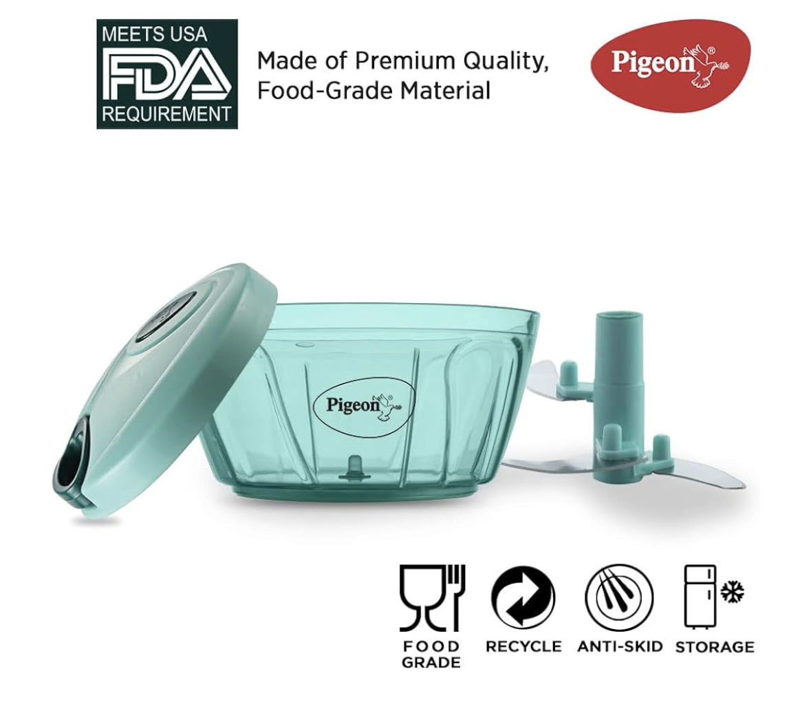 Pigeon Handy Chopper, Green, Plastic