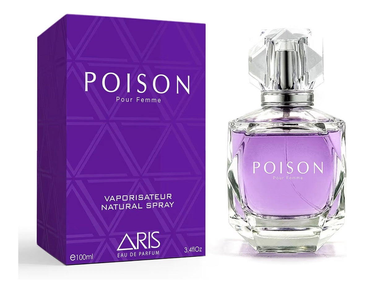 عطر بويزن من أريس للنساء - او دو بارفان يدوم طويلاً برائحة خشبية، زهرية وفاكهية – بخاخ عطر بحجم مناسب للسفر 100 مل يأتي مع عينة إضافية 15 مل (عطر عشوائي متضمن)