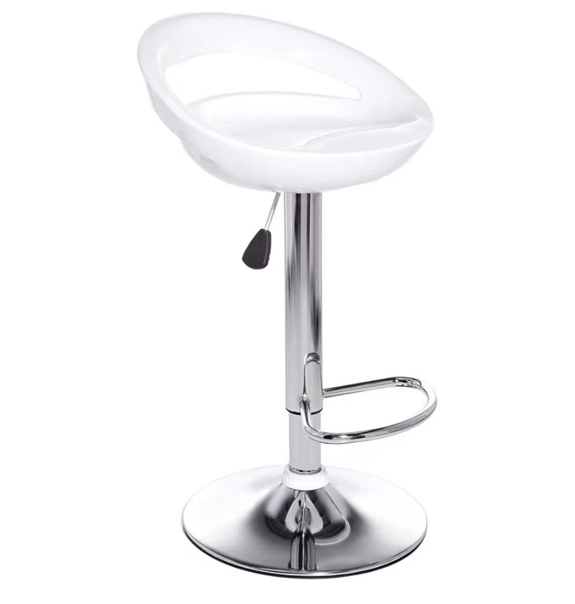 Adjustable Bar Chair - White