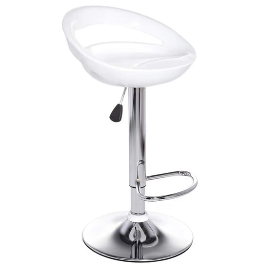Adjustable Bar Chair - White