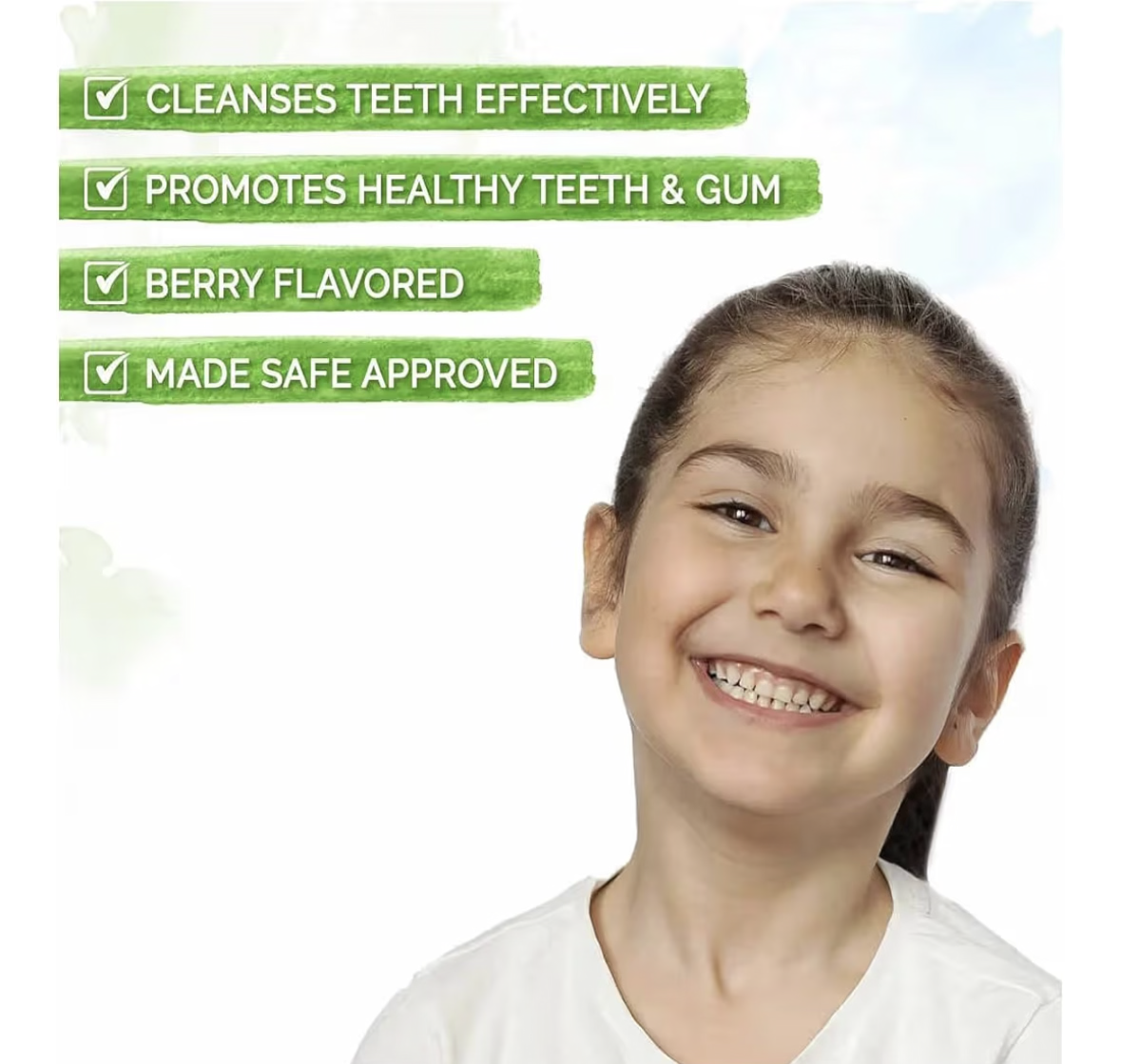 Mamaearth 100% Natural Kids Berry blast Toothpaste With Aloe Vera, Stevia & Xylitol Promotes Healthy Gums & Teeth | Fluoride-Free, No Artificial Flavour & Safe if Swallowed, Cavity Protection, 50g