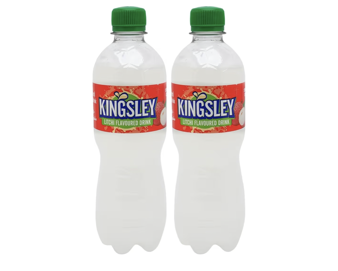 Kingsley Litchi Flavoured Drink 500 ml (Pack of 2)