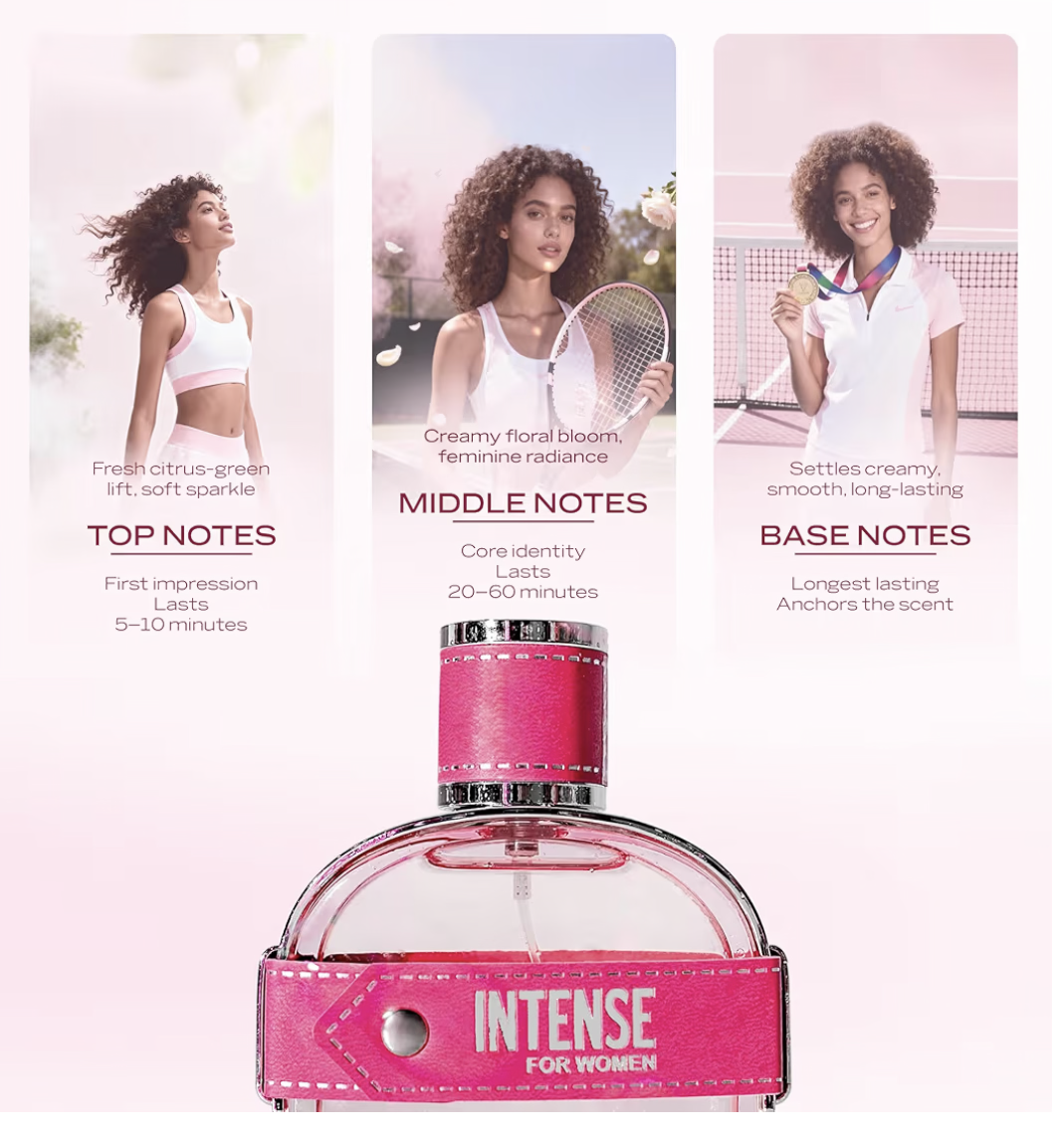 عطر سابيل إنتنس للنساء أو دو تواليت 100 مل، عطر فاخر بأسعار معقولة، عطر زهري مع نفحات عليا من البرتقال والأخضر، عطور بتركيبة جريئة للنساء
