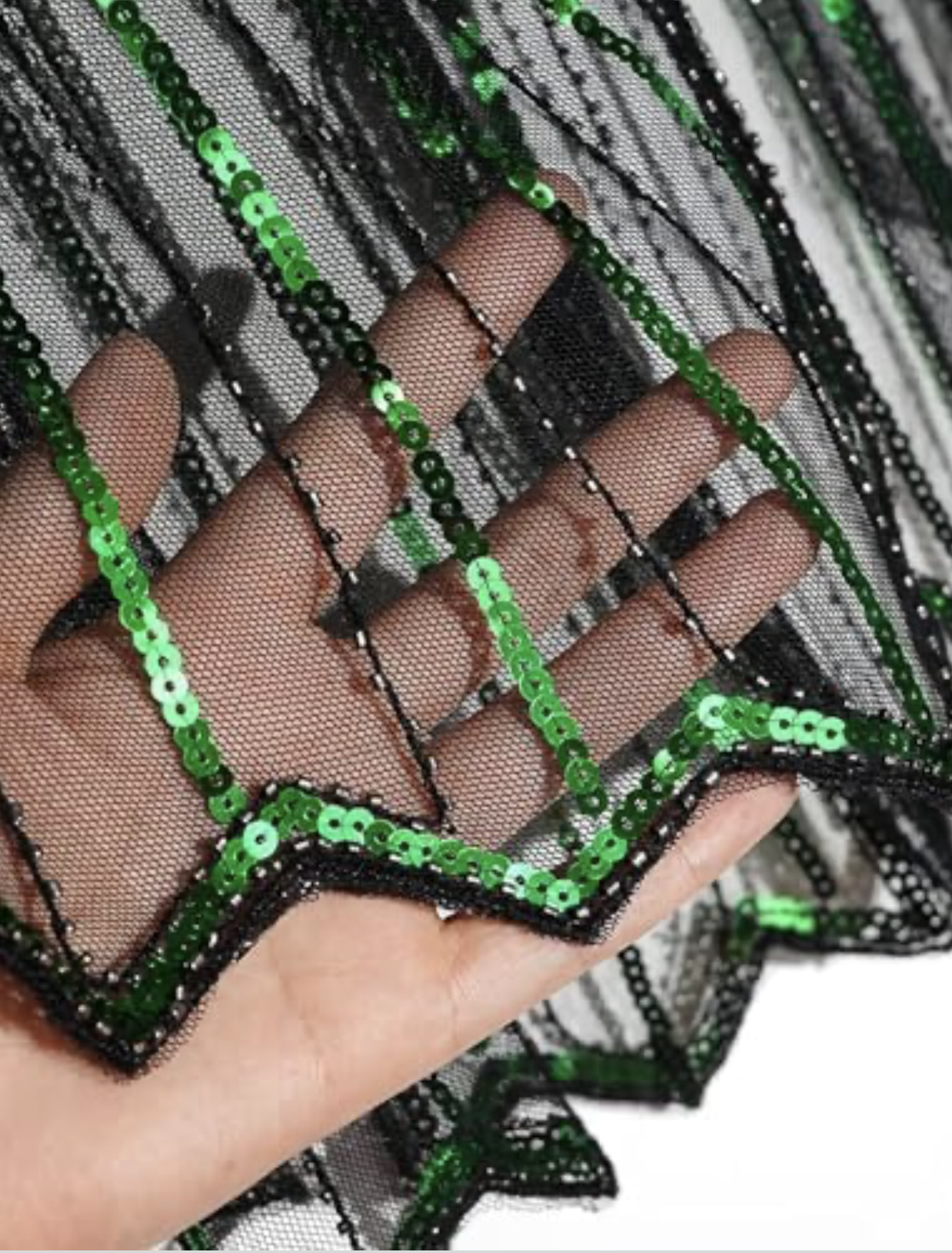 Soft Shawl Wrap for Women Shawl Sequin Beaded Shawls 1920s Flapper Beaded Cape for Evening Wear Weddings Cover Up