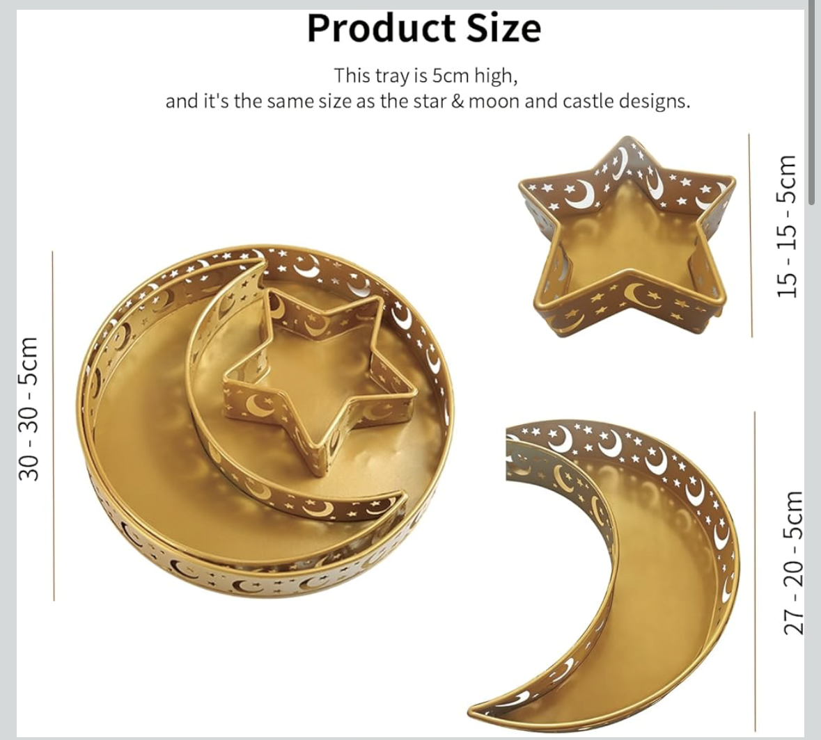 Ramadan Decor Trays