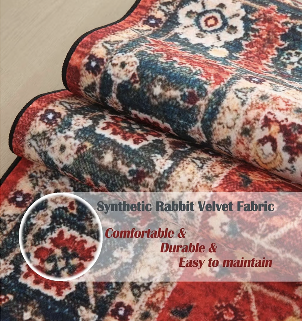 Xrare Non Slip Area Rugs, Soft Fluff Carpet