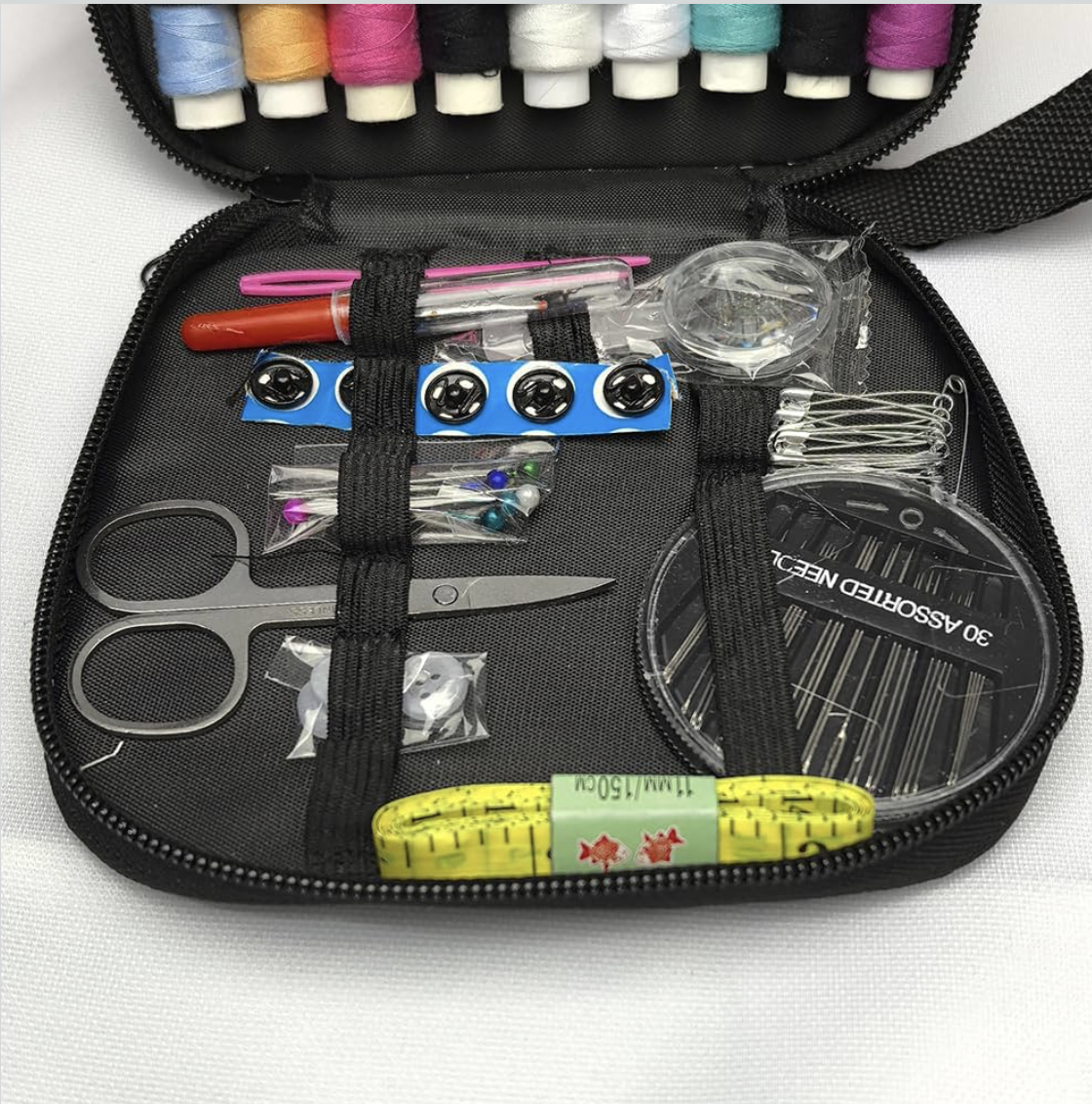 86 Pcs Sewing Kit with Case, Marcoon Needle and Thread Kit with Sewing Supplies and Accessories for Kids,Adults,Beginner,Home,Travel,Emergency Including Scissors,Measure Tape,Needle Threader
