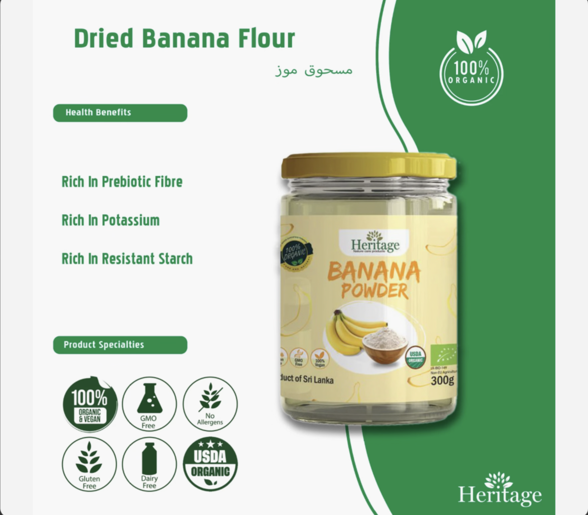 Heritage Banana Powder 300g