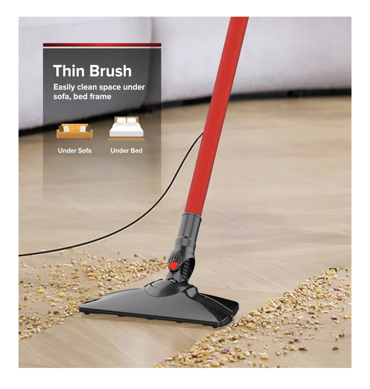 Airbot DX200 Ultra Thin Slim Wet & Dry Mop Vacuum with Water Tank Mopping Cloth Handheld Stick Vacuum Cleaner EU