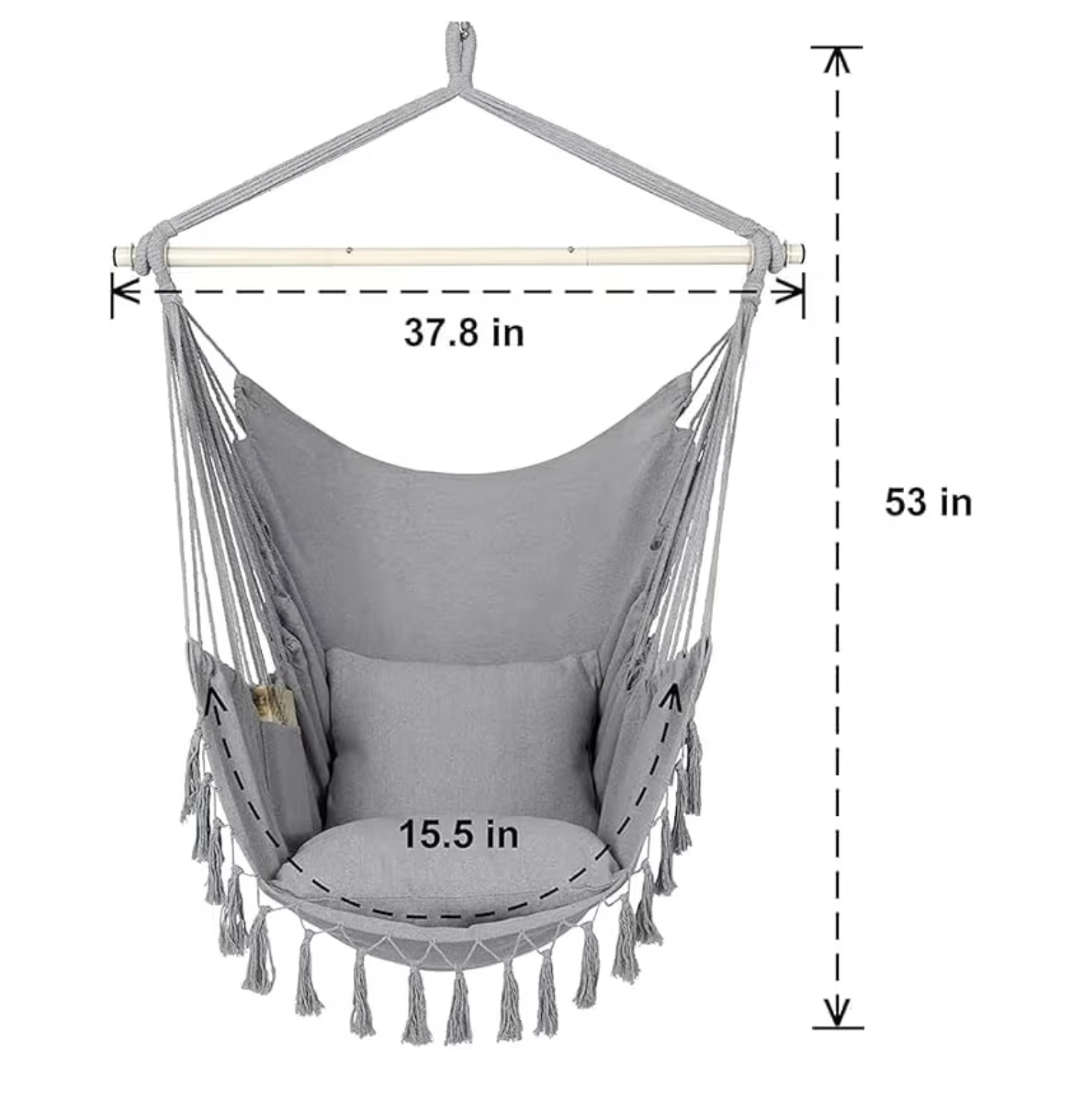 Vital Premium Canvas Hammock Hanging Chair