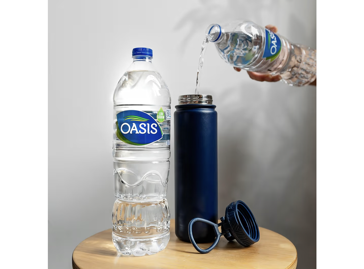 Oasis Still Drinking Water, 1.5L Carton Of 12 Package design may vary