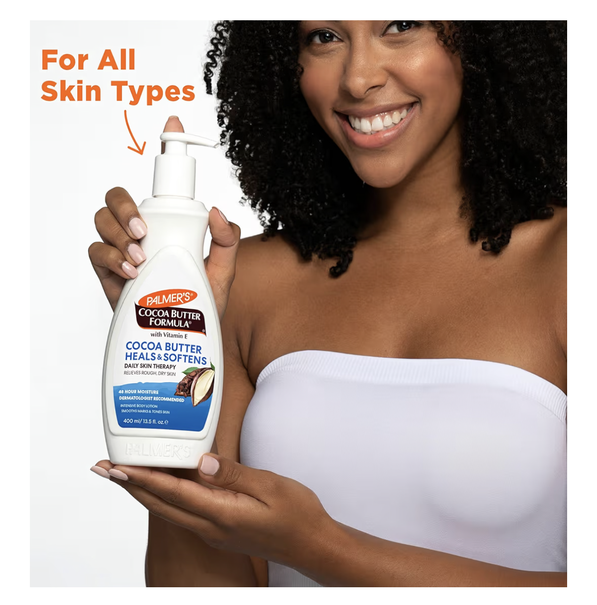 Palmer's Cocoa Butter Formula Body Lotion Pump for daily skin therapy 400ml