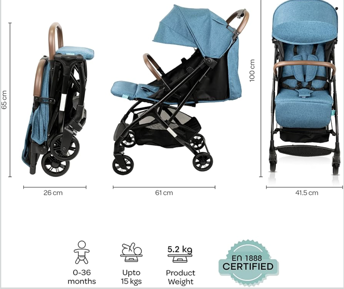 The Moon Brand Ritzi-Lite Baby Cabin Stroller
