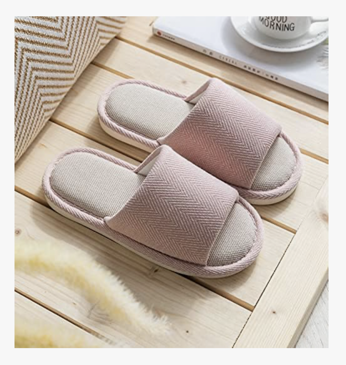 Fabric Slippers - Indoor/Outdoor, Non-Slip, Four Seasons, Soft Bottom, Couple Slippers for Men and Women