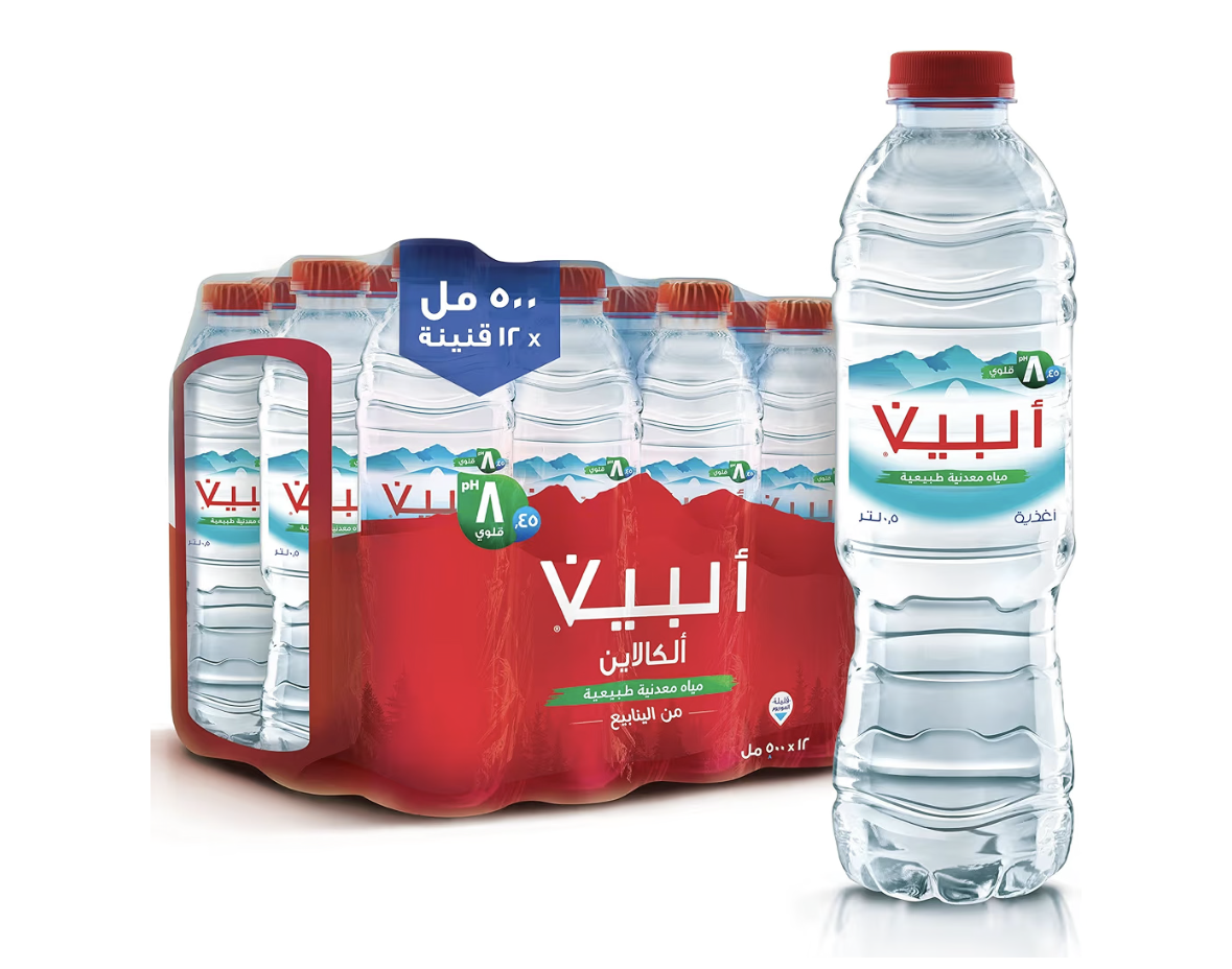 Alpin Alkaline Natural Mineral Water from Springs (12 Pcs x 500ml)