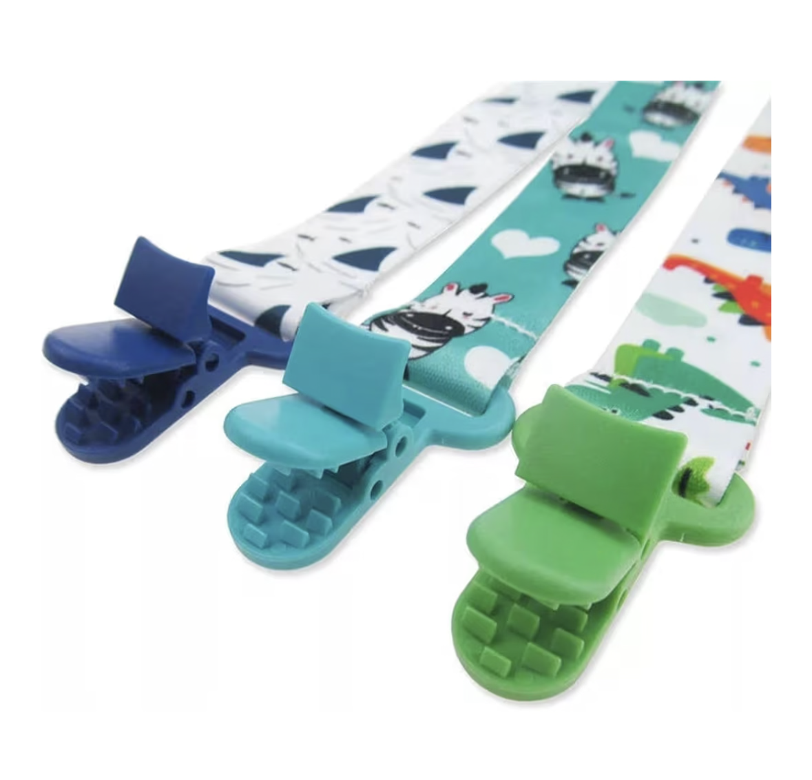 Mumoo Bear Set 3 Baby Pacifier Holder Clip - Pacifier Clip for Boys and Girls Fits for Most Pacifiers - Protects Your Baby - Styles & Baby Teethers & Toys and Gift