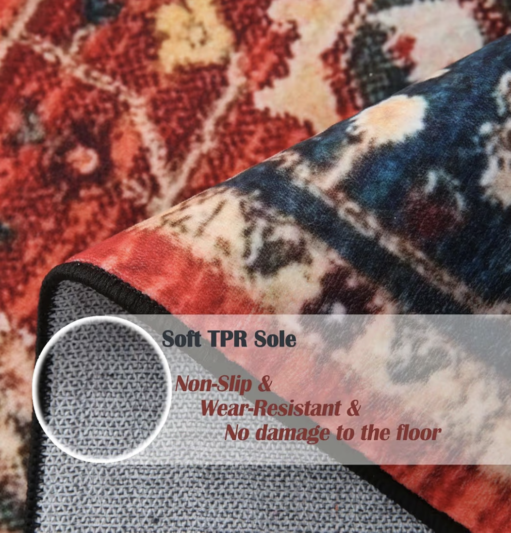 Xrare Non Slip Area Rugs, Soft Fluff Carpet