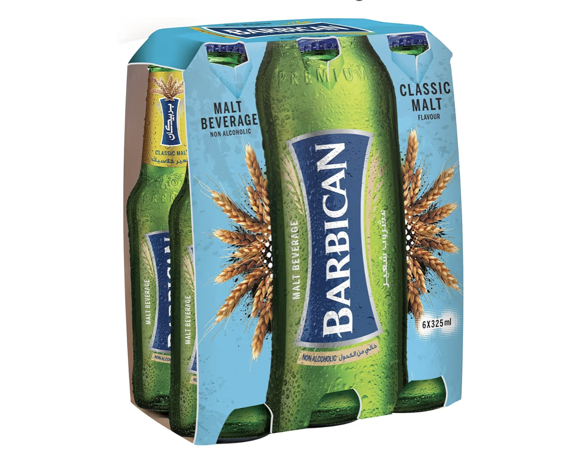 Barbican Non Alcoholic Malt Beverage, 6 x 325 ml