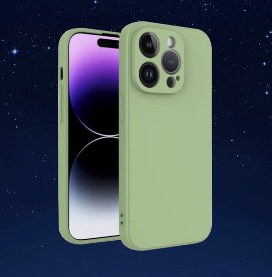 Slim Lightweight Soft Phone Case Protective TPU Case with Shockproof and Scratch-Resistant Features for Smartphones(Mint Green)