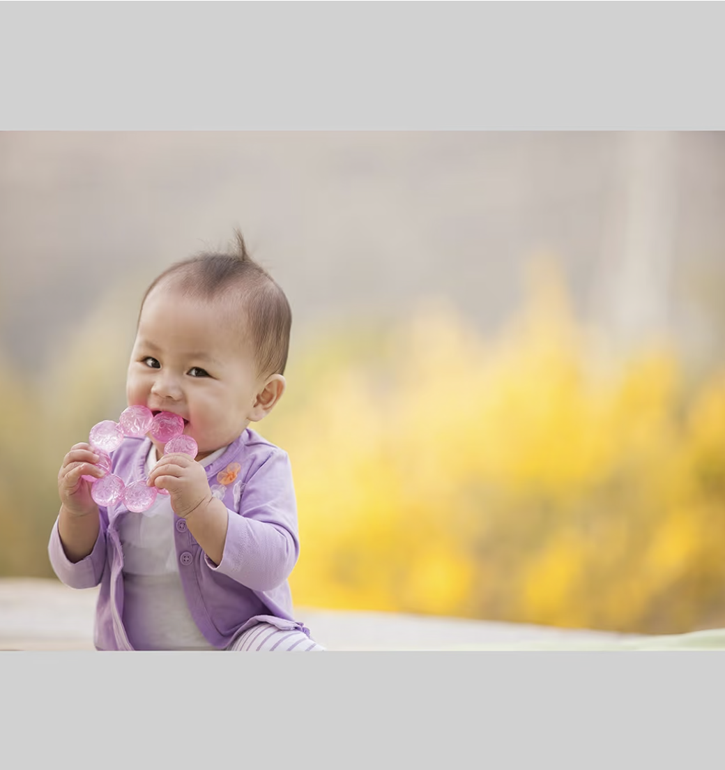 Infantino baby Water Teether |Baby Teething Toy|-Pink