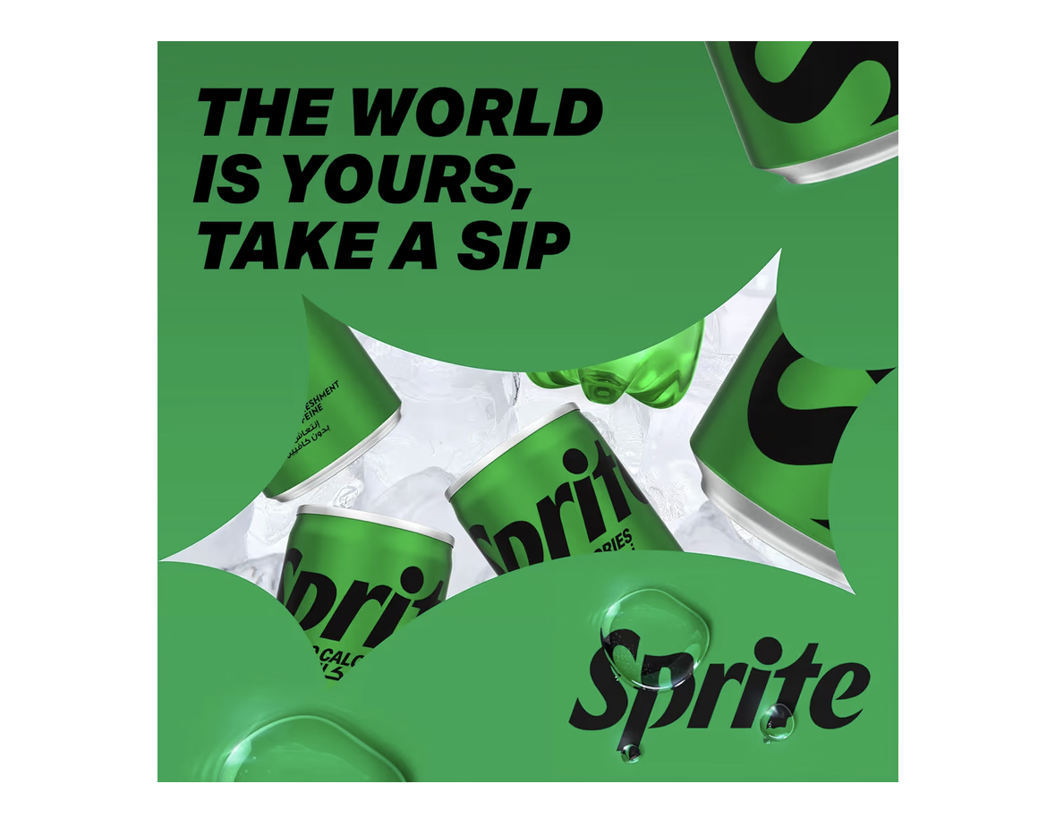 SPRITE Zero Calories, Carbonated Soft Drink, Can 150ml, Pack of 15
