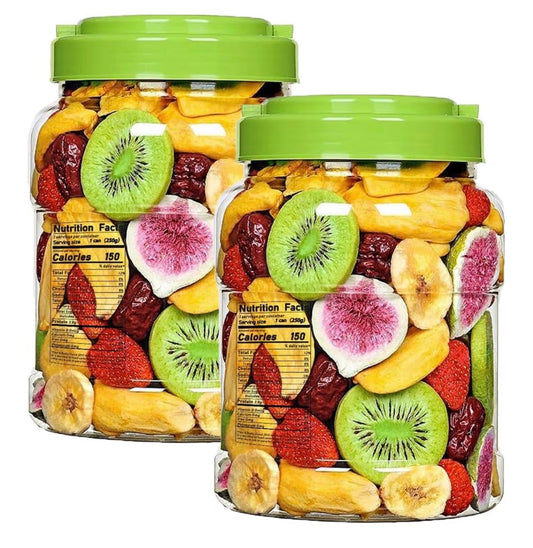 Freeze Dried Vegetables,Dehydrated Vegetables,250g/can,Strawberry Banana Red Date Fig Jackfruit Kiwifruit,various Freeze-dried Fruit Dried Fruit Snacks,Fruit Snacks, and Snack Foods (2can)