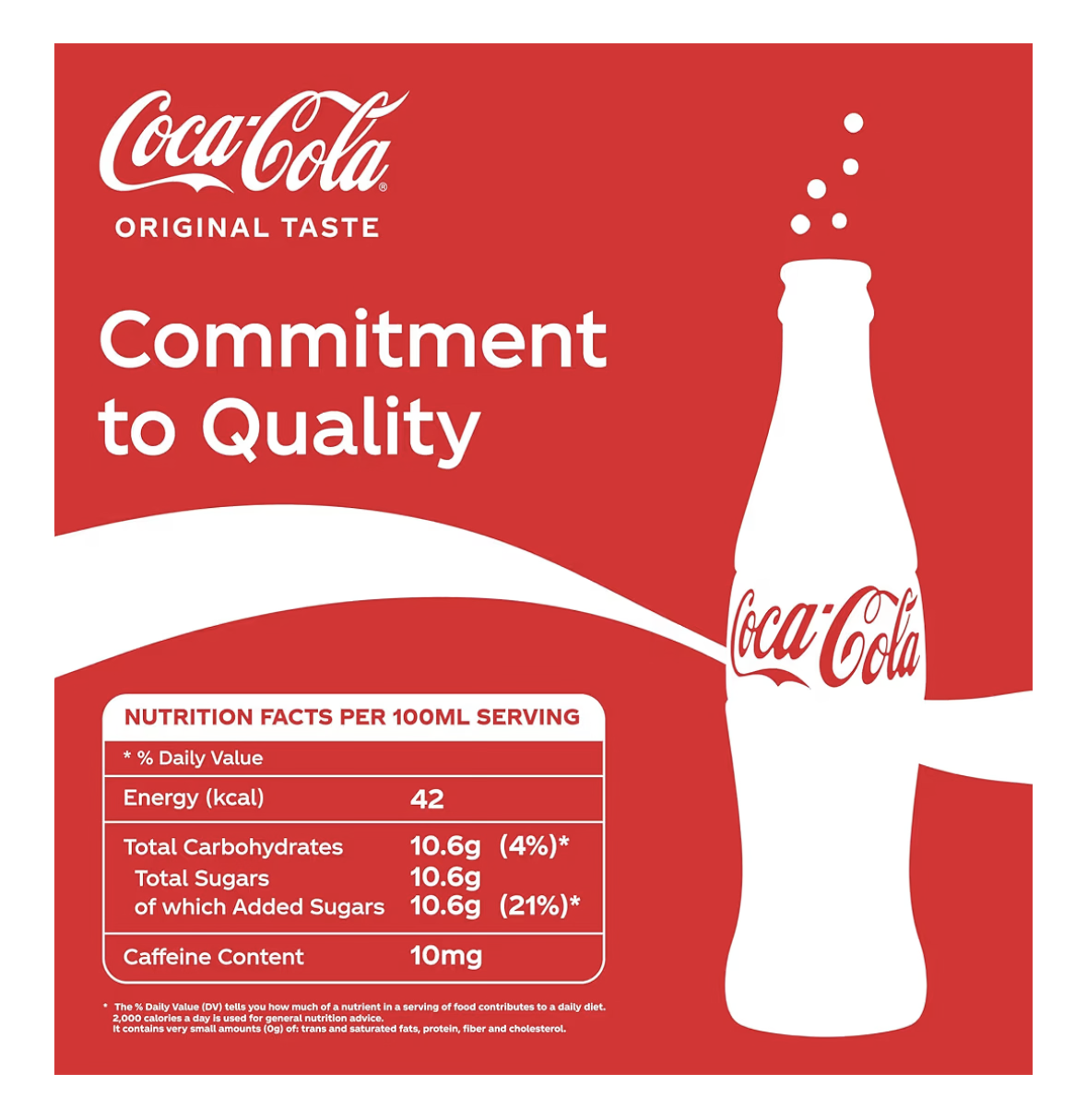 COCA-COLA Original Taste, Carbonated Soft Drink, Can 330ml, pack of 6