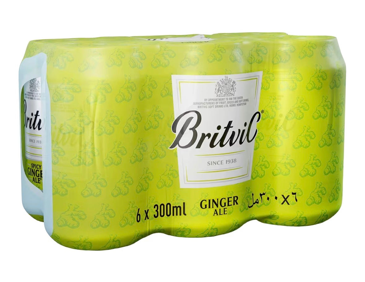 Britvic Ginger Ale 300 ml X 6