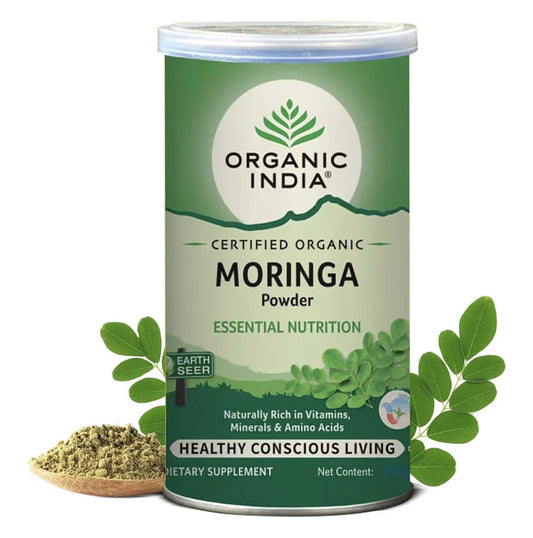 Organic India Moringa Powder - Essential Nutrition - (100g)