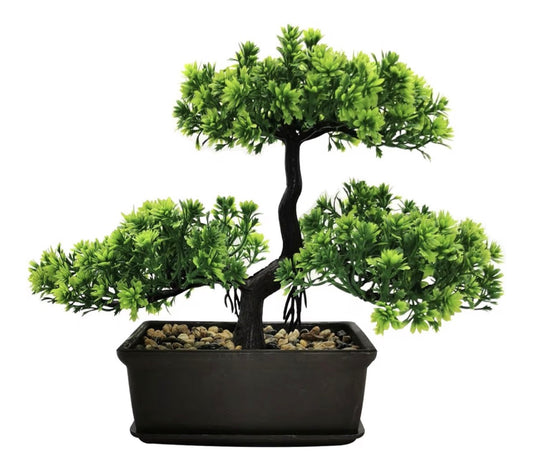 Funito Artificial Bonsai Tree Juniper Faux Plants
