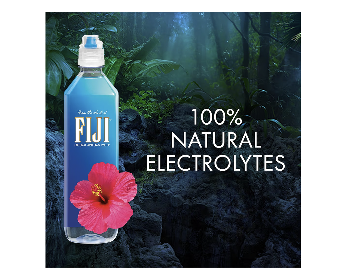 FIJI Water Sport Cap, 700 Ml, Pack Of 12
