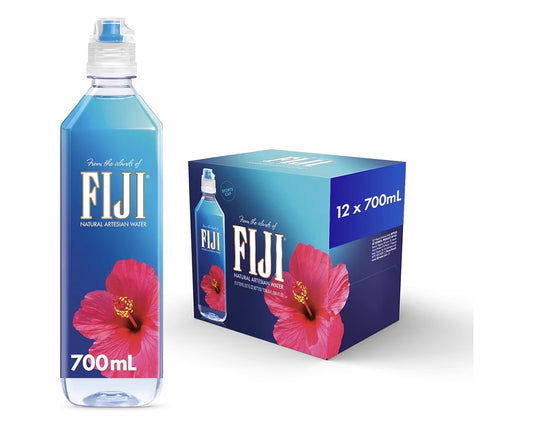FIJI Water Sport Cap, 700 Ml, Pack Of 12