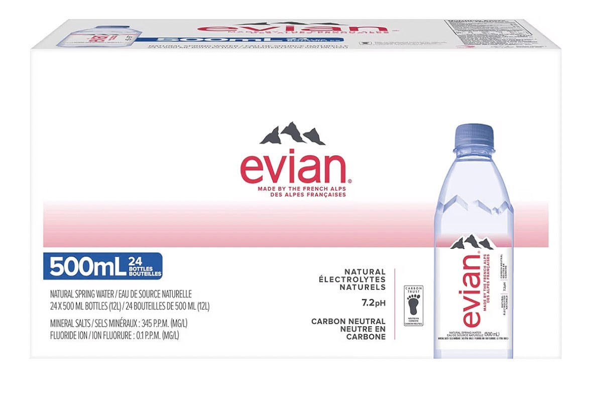 Evian Water 24x500ml