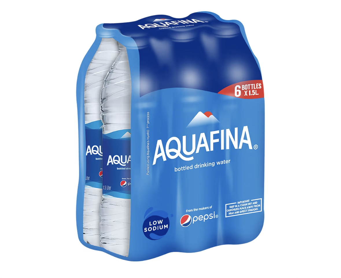 Aquafina Bottled Drinking Water 6 Pcs x 1.5 Litre