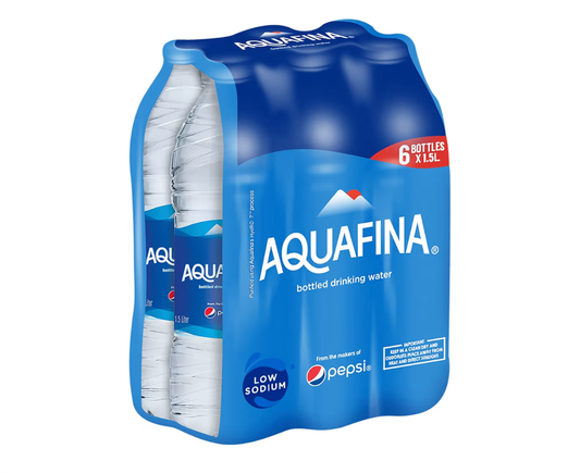 Aquafina Bottled Drinking Water 6 Pcs x 1.5 Litre