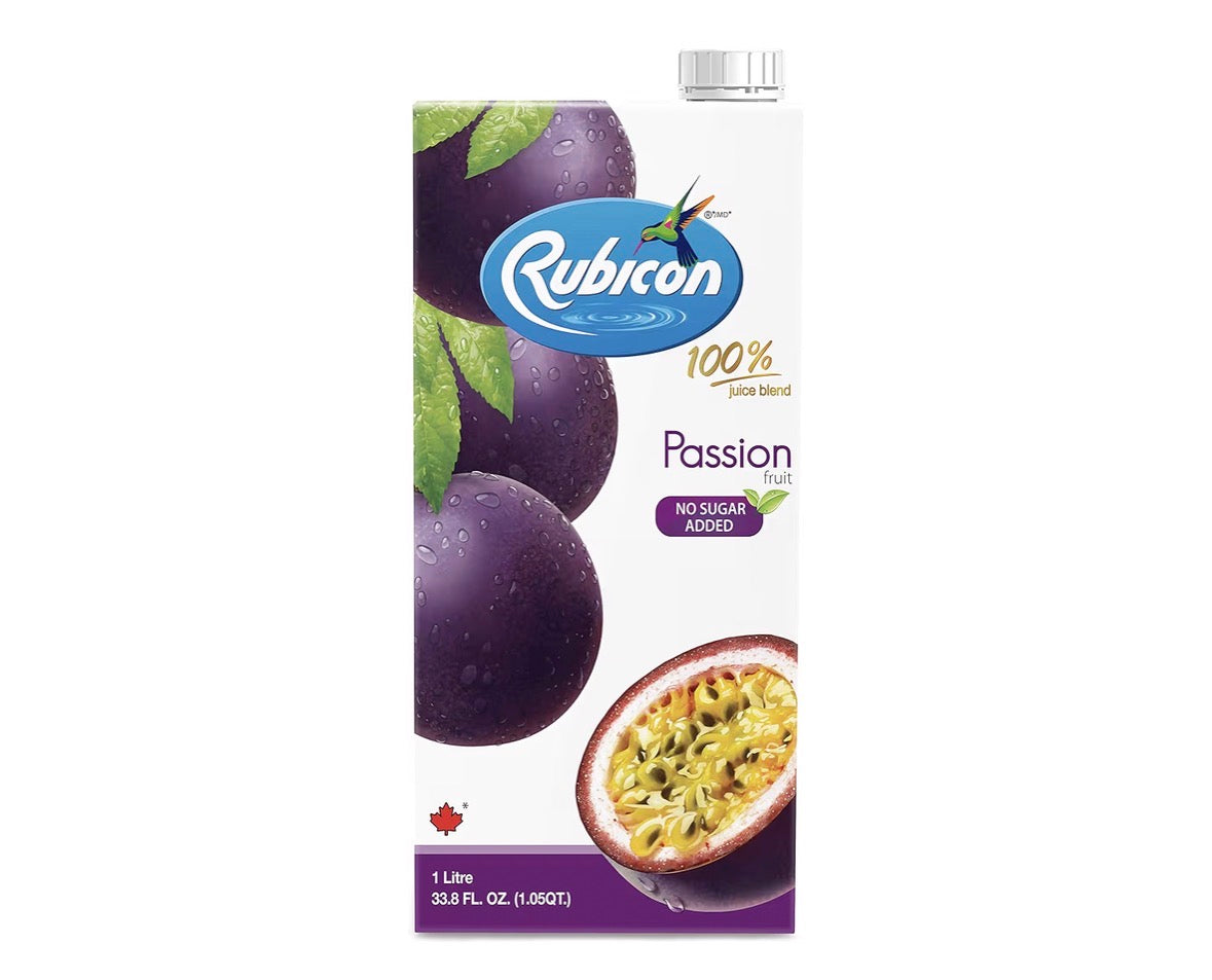 Rubicon Passion Fruit No Added Sugar Drink 1Litre
