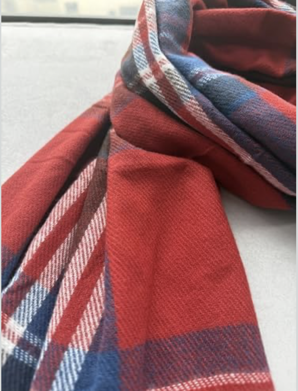 Long Scarf Winter Warm Shawls Wraps Family Spring Fall for Women or Men Plaid Stripe Scarves