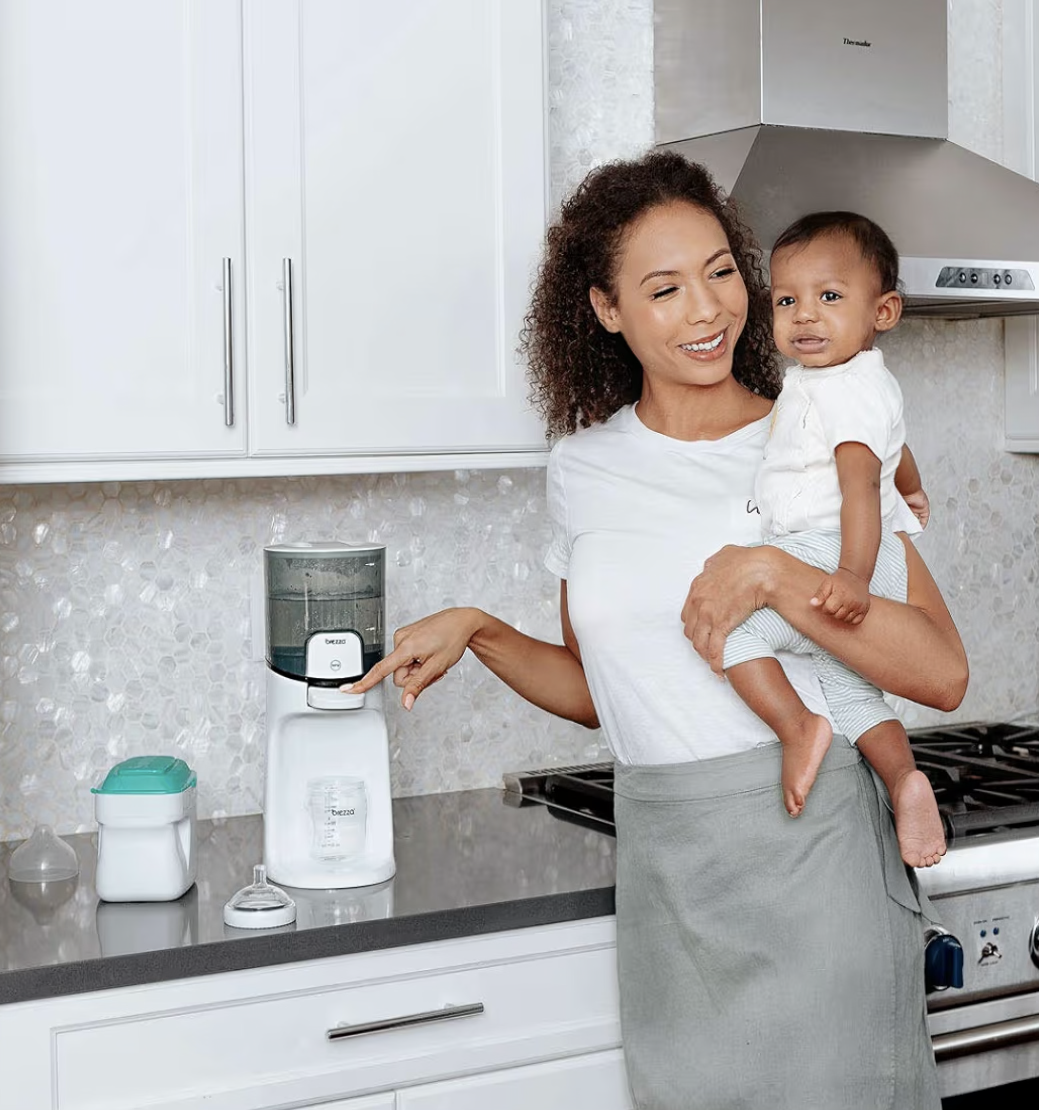 Baby Brezza Instant Warmer – Instantly Dispense Warm Water at Perfect Baby Bottle Temperature - Traditional Baby Bottle Warmer Replacement - Fast Baby Formula Bottles 24/7 – 3 Temperatures